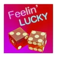 thumbnail image 1 of Stupell Industries Feelin' Lucky with Dice Entertainment Painting Wrapped Canvas Art Print Wall Art, 24 x 24, 1 of 8