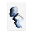 thumbnail image 1 of Stupell Industries Modern Feeling Blue Portrait Silhouette Canvas Art, 24 x 36, by Simone Elum, 1 of 7