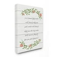 thumbnail image 1 of Stupell Industries Feeling Flower Wreath Inspirational Word Family Textured Wood Design Canvas Wall Art by Daphne Polselli, 1 of 3