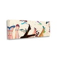 thumbnail image 1 of Stupell Industries Feet Throwing Heels Female Fashion Fun Canvas Wall Art, 10 x 24, Design by Pamela K. Beer, 1 of 6
