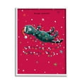 thumbnail image 1 of Stupell Industries Feline Festive Christmas Cat Holiday Painting White Framed Art Print Wall Art, 1 of 5