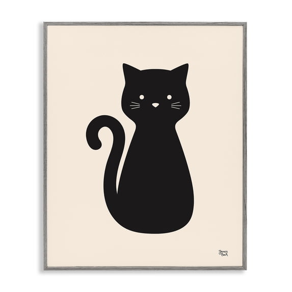 Stupell Industries Eclectic Gray Framed Giclee Art, 24 x 30, by Jessica Beck