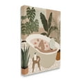 thumbnail image 1 of Stupell Industries Female Fruit Bath Tropical Palm Plants Canvas Wall Art, 16 x 20, Design by Victoria Barnes, 1 of 6