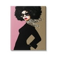 thumbnail image 1 of Stupell Industries Female Glam Fashion Vintage Pop Patterned Scarf Portrait, 16 x 20,Design by Mercedes Lopez Charro, 1 of 7