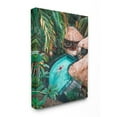 thumbnail image 1 of Stupell Industries Female In Tropical Pool Jungle Tigers Forest Design by Ziwei Li, 36" x 48", 1 of 1