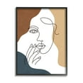 thumbnail image 1 of Stupell Industries Female Portrait Line Drawing Between Abstract Shapes, 24 x 30, Designed by JJ Design House LLC, 1 of 7