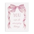 thumbnail image 1 of Stupell Industries Shabby Chic Feminine Encouragement Ribbon Canvas Art, 36 x 48, by Cindy Jacobs, 1 of 8