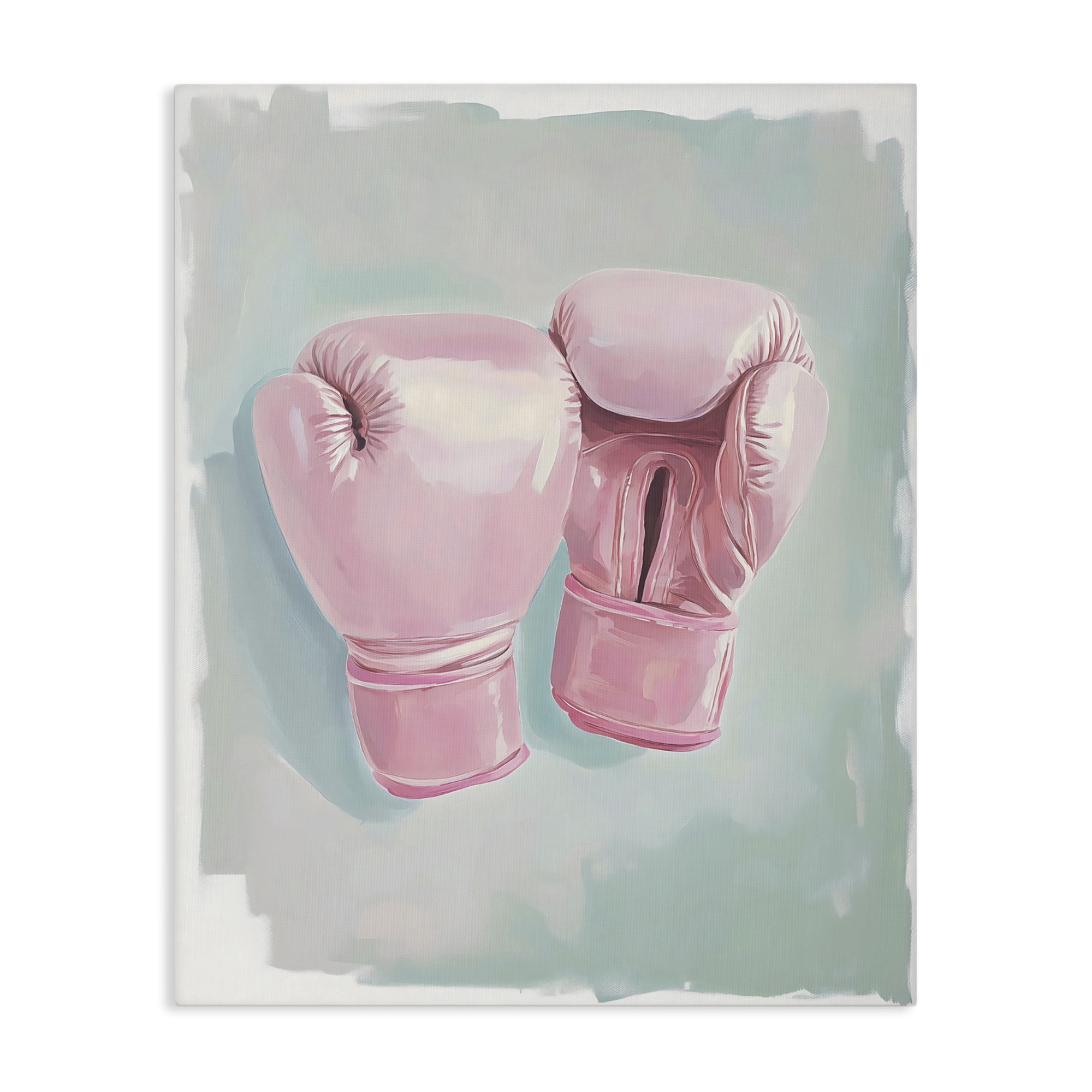 Stupell Industries Feminine Pink Boxing Gloves Canvas Wall Art, design by The Prints Vibe