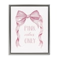thumbnail image 1 of Stupell Industries Glam Feminine Pink Vibes Only Gray Floating Frame Canvas Art, 17 x 21, by Cindy Jacobs, 1 of 8