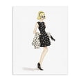 thumbnail image 1 of Stupell Industries Art Deco Feminine Retro Fashion Canvas Art, 16 x 20, by Ziwei Li, 1 of 8
