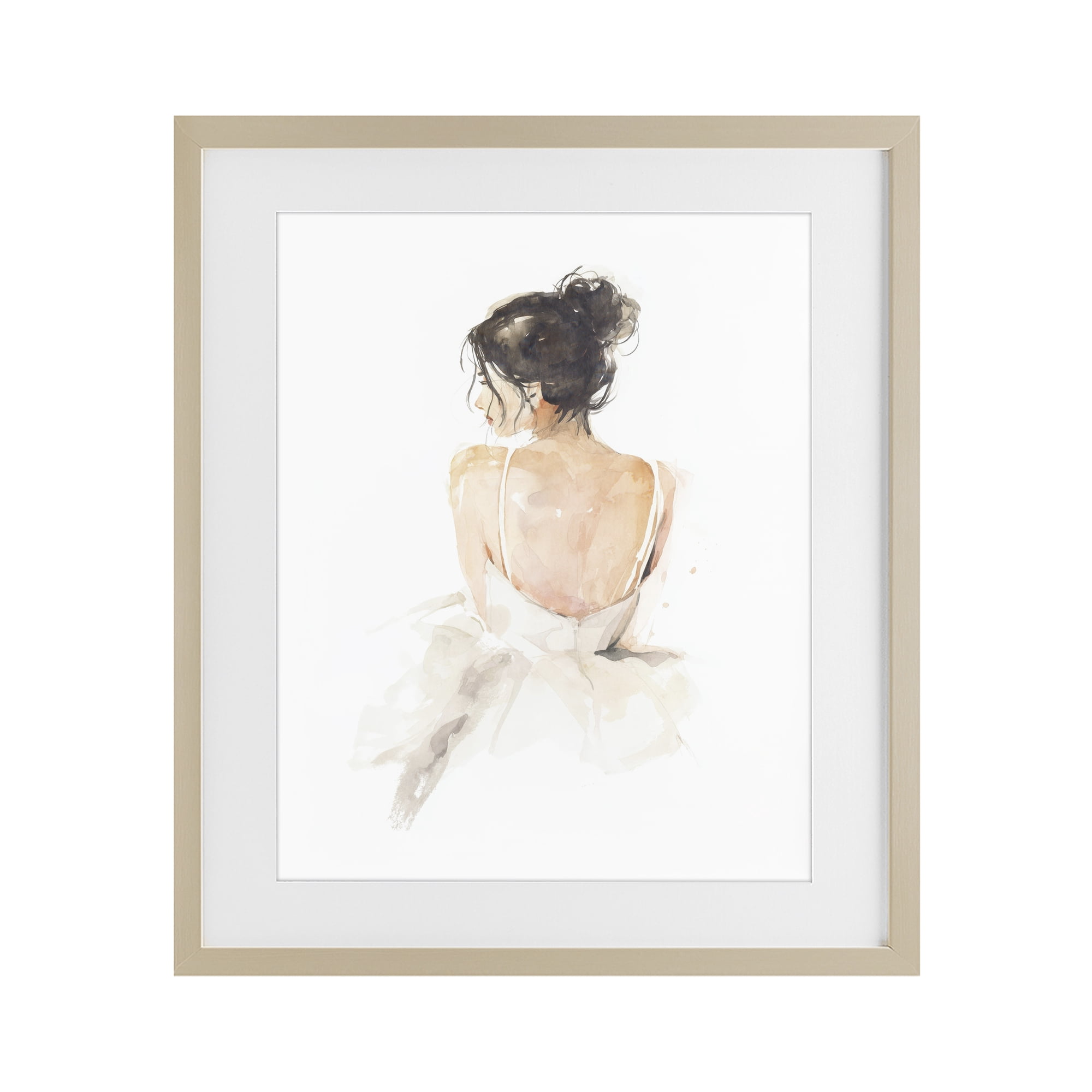 Stupell Industries Feminine Serenity Woman Birch Framed Print Under Glass, design by Svetlana Aleynikova