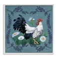 thumbnail image 1 of Stupell Industries Ferns & Rooster Animals & Insects Painting White Framed Art Print Wall Art, 24 x 24, 1 of 10