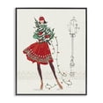 thumbnail image 1 of Stupell Industries Festive Fashion Girl Holiday Painting Black Framed Art Prints Wall Art, 16 x 20, 1 of 10