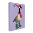 thumbnail image 1 of Stupell Industries Festive Winter Goose with Scarf and Hat Animals & Insects Painting Gallery Wrapped Canvas Print Wall Art, 30 x 40, 1 of 6