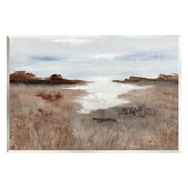 Stupell Industries Field with Arid Vegetation Landscape Painting Unframed Art Print Wall Art, 15 x 10