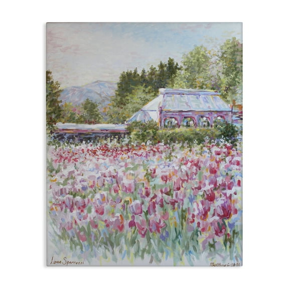 Stupell Industries Fields of Splendor Impressionism Landscape & Nature Painting Wrapped Canvas Canvas Art Print Wall Art, 16 x 20
