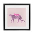 thumbnail image 1 of Stupell Industries Fierce Cheetah on Pink Black Framed Print Under Glass design by Ashley Singleton, 16 x 16, 1 of 10