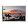 thumbnail image 1 of Stupell Industries Fierce Sunset View Landscape Photography Gray Floater Framed Canvas Art Print Wall Art, 25 x 17, 1 of 2