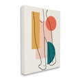 thumbnail image 1 of Stupell Industries Figure Line Drawing Bold Geometric Pop Shapes Novelty Painting Gallery Wrapped Canvas Art Print Wall Art, 16 x 20, 1 of 6