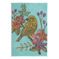 thumbnail image 1 of Stupell Industries Finch Perched Flower Branch Intricate Pattern Designs Graphic Art Unframed Art Print Wall Art, Design by Valentina Harper, 1 of 5