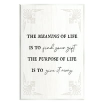 Stupell Industries Find Your Gift Phrase Inspirational Painting Unframed Art Print Wall Art, 10 x 15