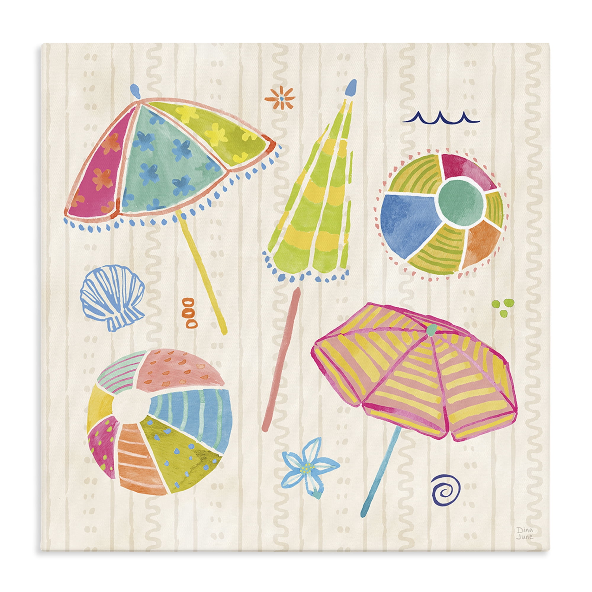 Stupell Industries Fine In The Sunshine Canvas Wall Art, design by Dina June