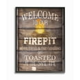 thumbnail image 1 of Stupell Industries Firepit Country Home Textured Word Design Framed Giclee Texturized Art by Kimberly Allen, 1 of 5