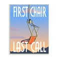 thumbnail image 1 of Stupell Industries First Chair Last Call Winter Ski Sport Phrase, 10 x 15, Design by Daphne Polselli, 1 of 5