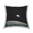 thumbnail image 1 of Stupell Industries First Earth Rise Astronomy Square Decorative Printed Throw Pillow, 18 x 18, 1 of 6