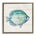 thumbnail image 1 of Stupell Industries Traditional Fish Impression Sea Life Brown Floating Frame Canvas Art, 25 x 25, by Susan Arnot, 1 of 7