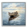thumbnail image 1 of Stupell Industries Fishing Boat Painting Transportation Painting Gray Framed Art Print Wall Art, 12 x 12, 1 of 9