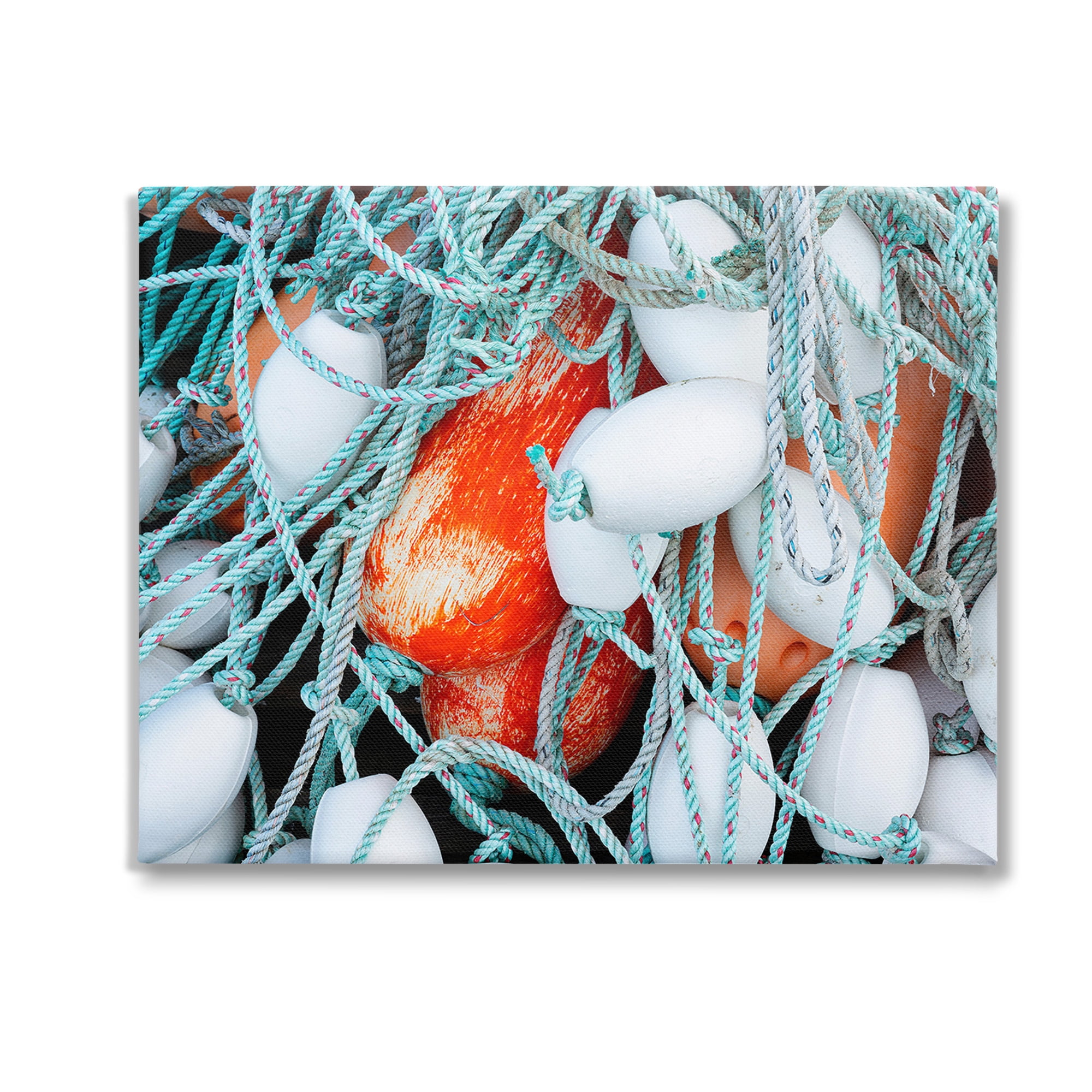 Stupell Industries Fishing Lines & Bobbers Nature Photography Gallery Wrapped Canvas Art Print Wall Art, 30 x 24