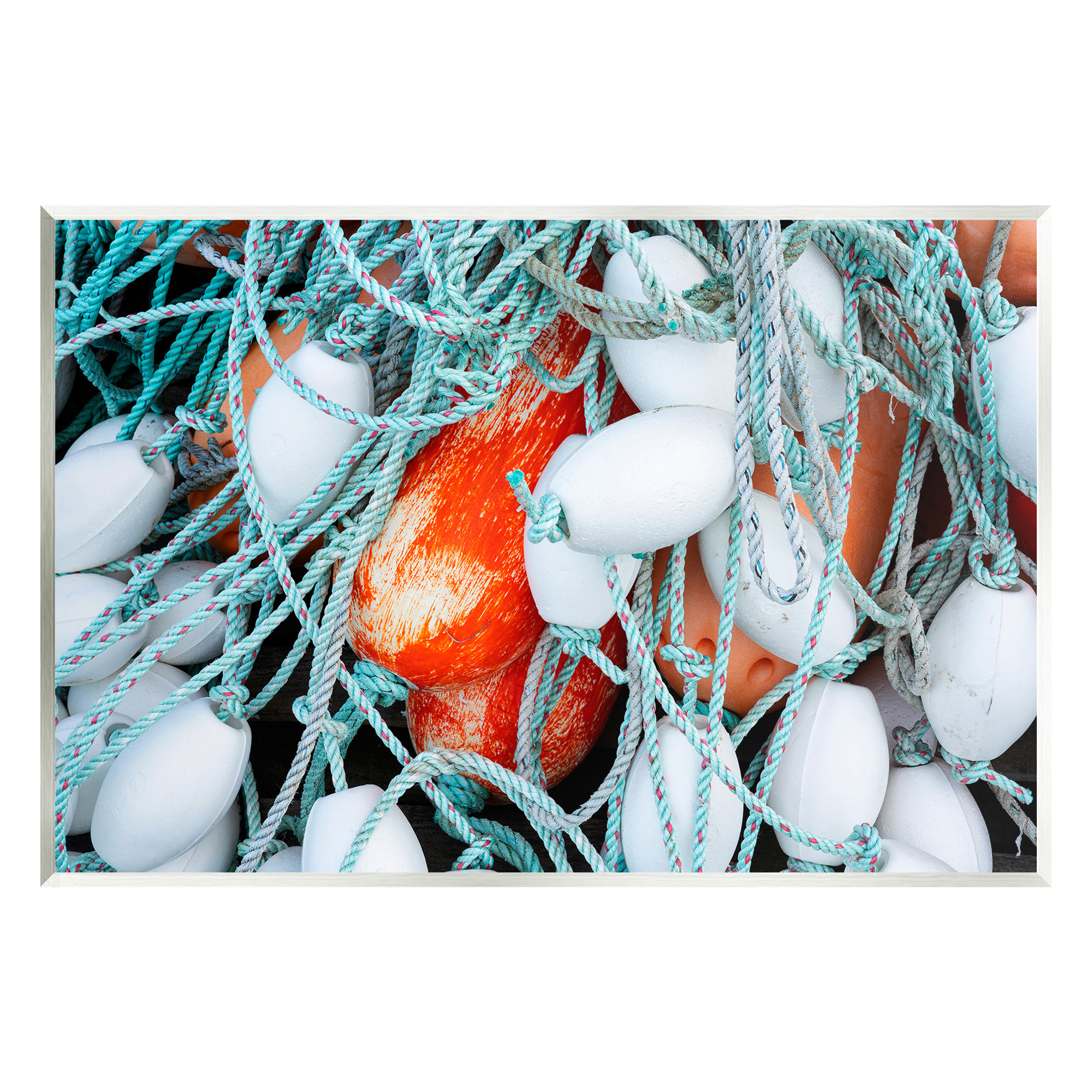 Stupell Industries Fishing Lines & Bobbers Nature Photography Unframed Art Print Wall Art, 15 x 10