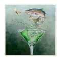 thumbnail image 1 of Stupell Industries Fishing for Rainbow Trout Martini Cocktail Wall Plaque by Karen Weber Fine Art, 1 of 5