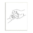 thumbnail image 1 of Stupell Industries Fist Bump Family Hands Minimal Line Drawing Novelty Painting Unframed Art Print Wall Art, 10 x 15, Design by JJ Design House LLC, 1 of 6