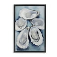 thumbnail image 1 of Stupell Industries Coastal Five Oyster Shells Black Floating Frame Canvas Art, 17 x 25, by Petals Prints Design, 1 of 8