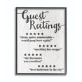 thumbnail image 1 of Stupell Industries Five Star Bathroom Funny Word Black And White Wood Textured Design Framed Giclee Texturized Art by Daphne Polselli, 1 of 8