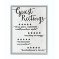 thumbnail image 1 of Stupell Industries Five Star Bathroom Funny Word Black And White Wood Textured Design Gray Farmhouse Rustic Framed Giclee Texturized Art by Daphne Polselli, 1 of 6