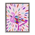 thumbnail image 1 of Stupell Industries Flamingo Feather Flair Animals Painting Gray Floater Framed Canvas Art Print Wall Art, 17 x 21, 1 of 10