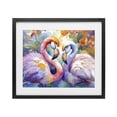 thumbnail image 1 of Stupell Industries Tropical Flamingo Love Pair Black Framed Print Under Glass, 16 x 13, by Shelly Craig, 1 of 8