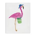 thumbnail image 1 of Stupell Industries Flamingo with Beach Bag Animals & Insects Painting Gallery Wrapped Canvas Art Print Wall Art, 24 x 30, 1 of 8