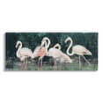 thumbnail image 1 of Stupell Industries Flamingos In Green Nature Swamp Animals & Insects Painting Gallery Wrapped Canvas Print Wall Art, 1 of 5