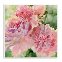 Stupell Industries Flared Peony Petals Plants & Flowers Painting Unframed Art Print Wall Art, 12 x 12