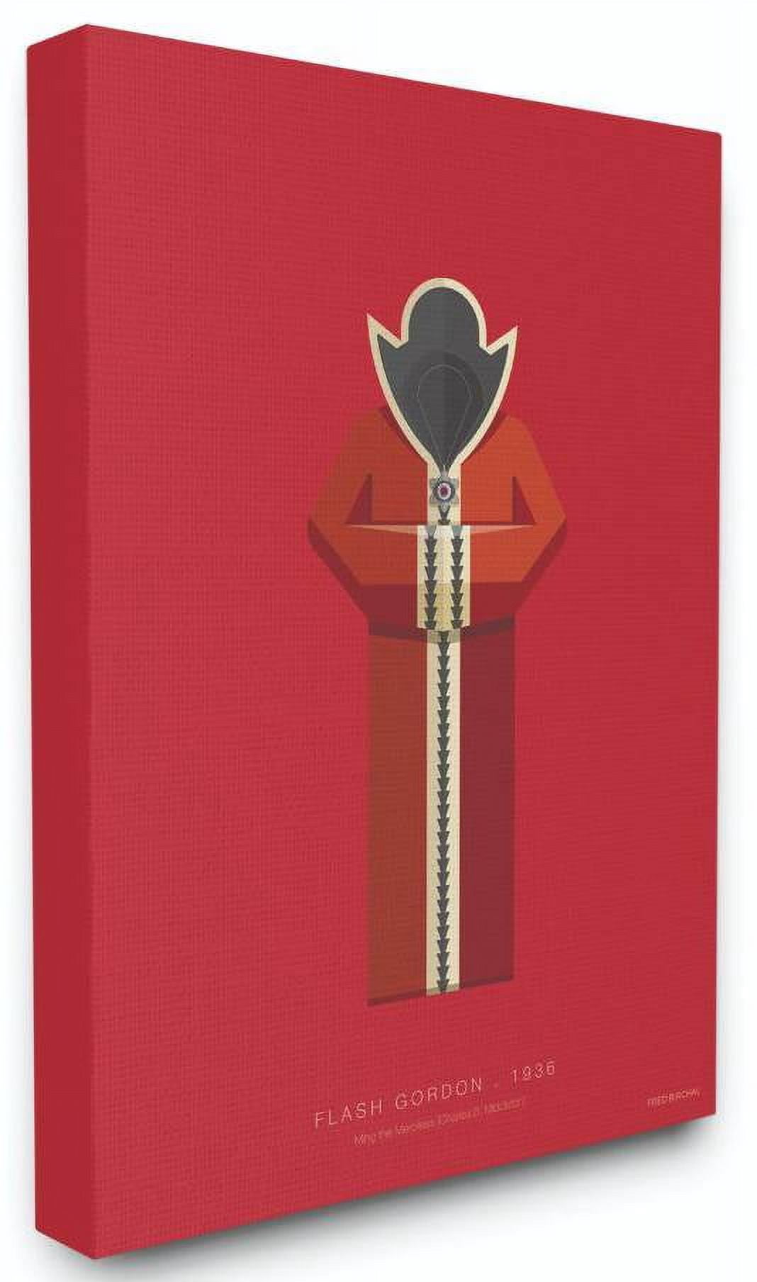 Stupell Industries Flash Gordon Famous People Characters Fashion Design Canvas Wall Art by Fred Birchal