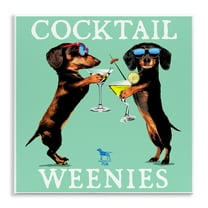 Stupell Industries Flashy Cocktail Weenies Food & Beverage Painting Unframed Art Print Wall Art, 12 x 12