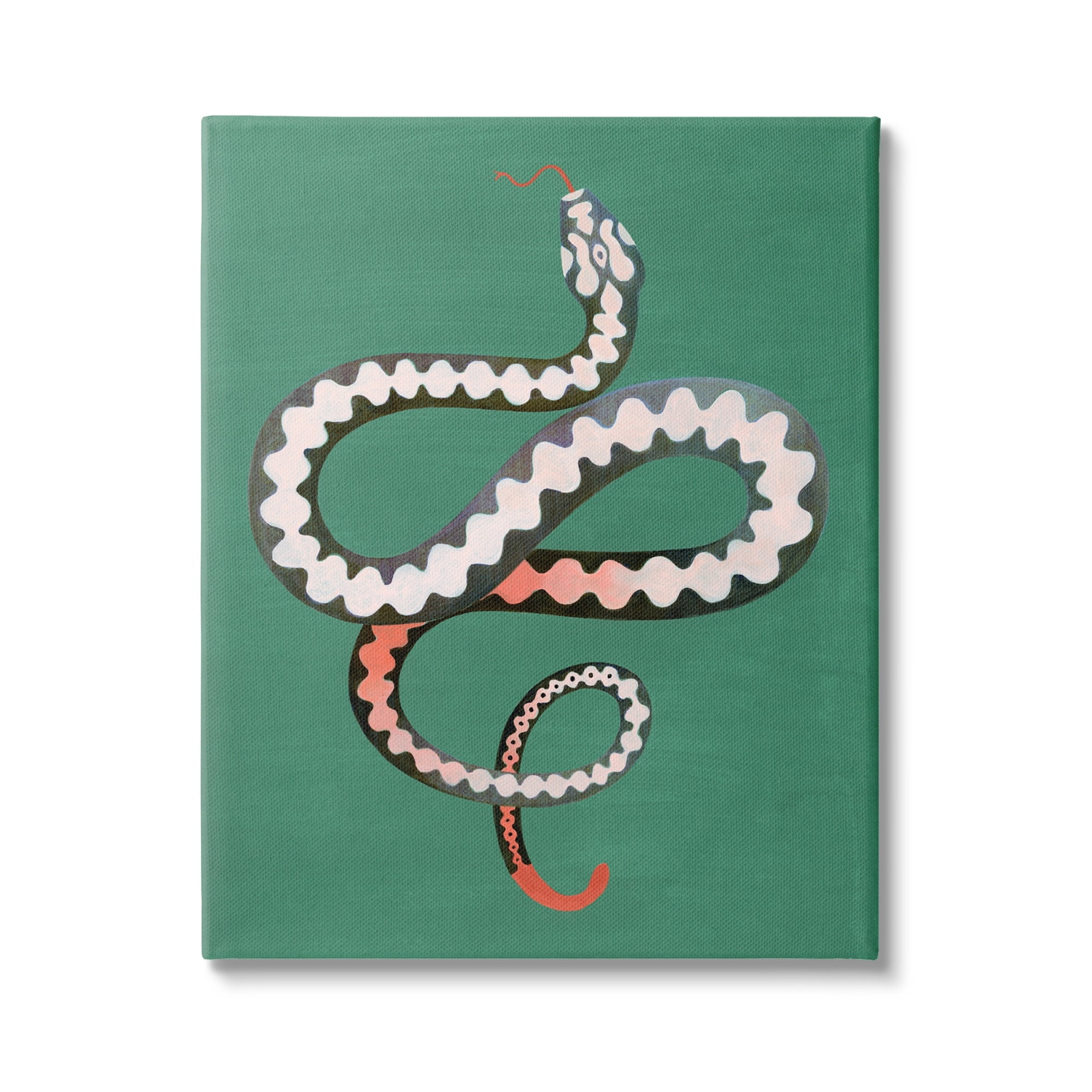 Stupell Industries Flexible Viper Symbol Snake Reptile Vivid Portrait,30 x 40, Design by Grace Popp