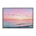 thumbnail image 1 of Stupell Industries Tropical Flight Over Pastel Ocean Black Framed Giclee Art, 18 x 12, by Pink Sherbet Photography, 1 of 7