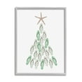 thumbnail image 1 of Stupell Industries Flip Flop Beachy Christmas Tree Holiday Painting Gray Framed Art Print Wall Art, 1 of 5