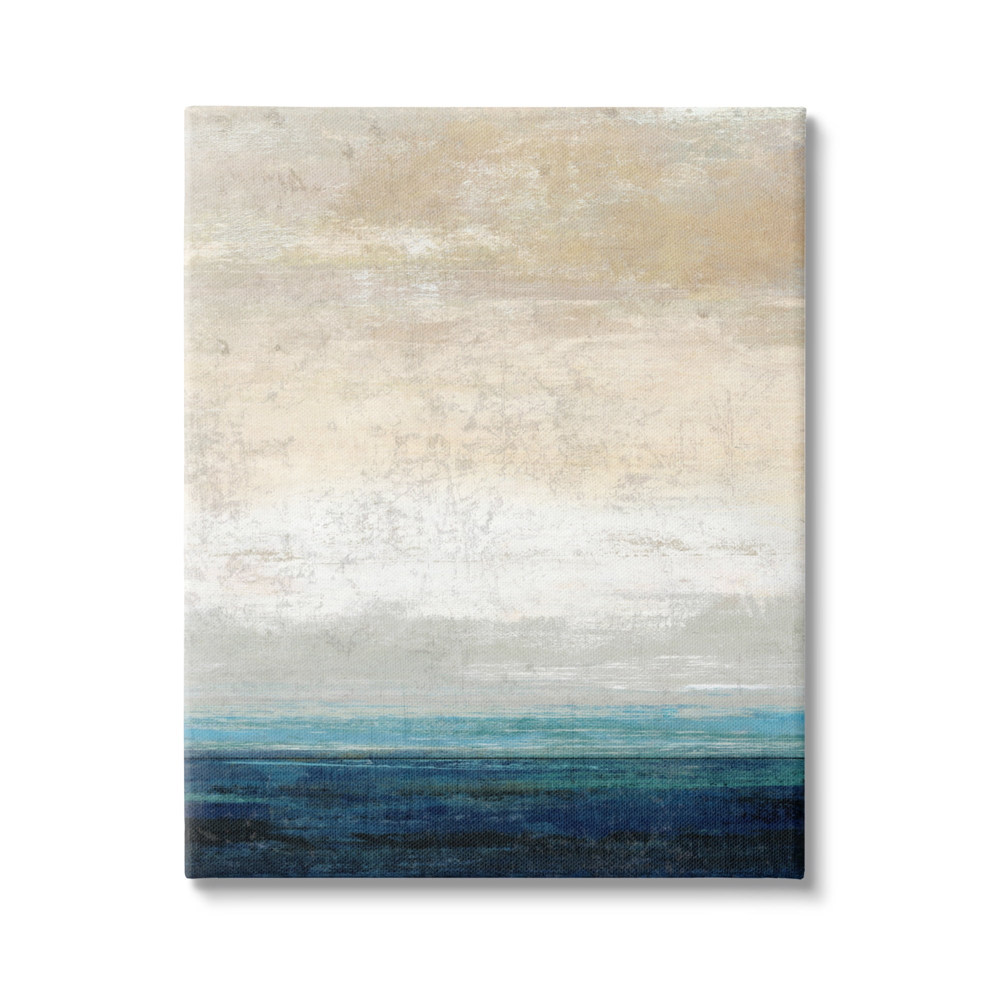 Stupell Industries Flipped Sea Horizon Abstract Sand Sky Viewpoint,36 x 48, Design by Suzanne Nicoll