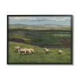 thumbnail image 1 of Stupell Industries Flock of Sheep Grazing Animals & Insects Painting Black Framed Art Print Wall Art, 14 x 11, 1 of 9